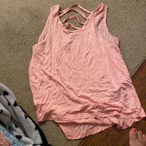 Glitz tank top coral 2x